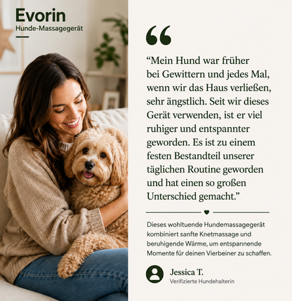 Evorin™ Beruhigungsmassagegerät: Für Haustiere & Menschen